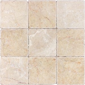 72-000_4x4_berkshire_crema_tumbled_l | Genesee Ceramic Tile