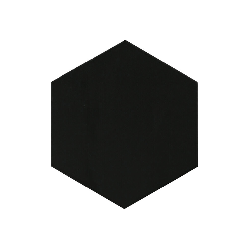 A solid black Home Hexagon is centered on a white background.