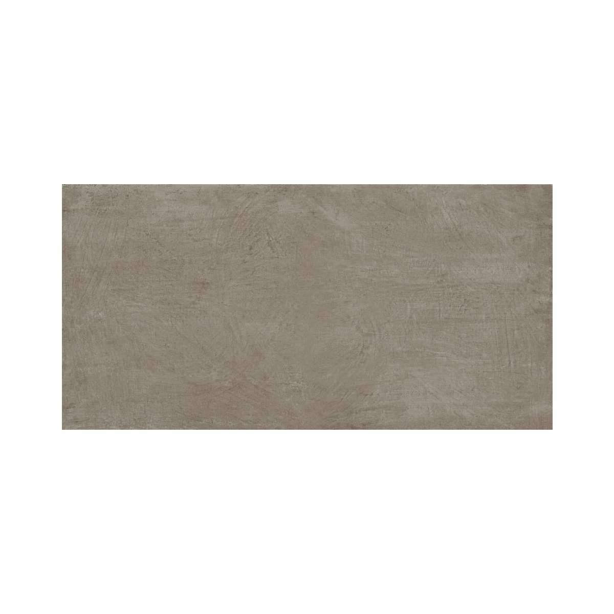 A rectangular Boho - Smoke gray tile with a subtle, textured concrete-like surface, displayed against a plain white background.