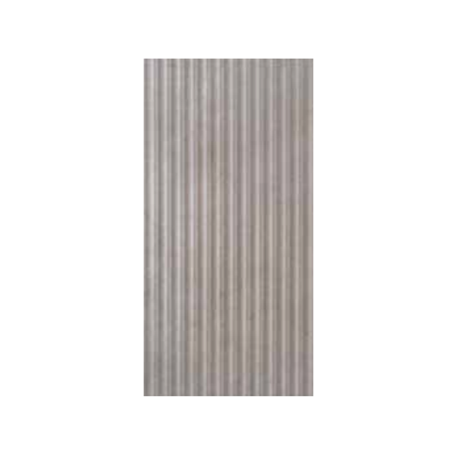 Vertical gray and beige stripes form a pattern on a rectangular surface, resembling a textured or corrugated material, characteristic of the Lutezia - Grey design.