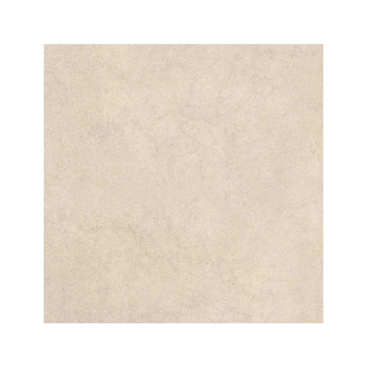 Single large-format square tile in soft taupe with subtle gray veining and a smooth matte surface, shown as a standalone product image on a white background.