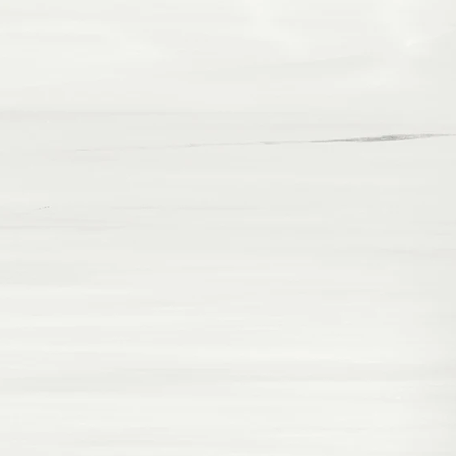 Minimalist image showcasing the Beyond Dolomite - Cool White surface: predominantly white with subtle grey streaks and lines reminiscent of polished stone. The texture is understated, resulting in a clean and bright appearance.