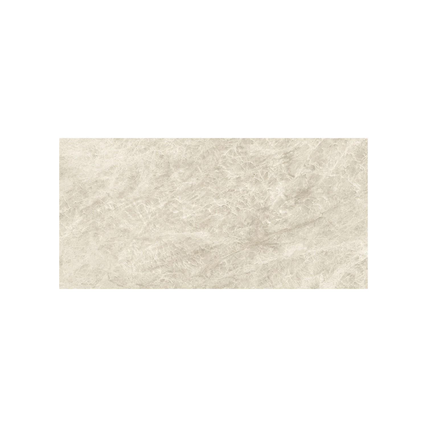 Beyond Tah Mahal - Alabaster is a rectangular beige tile featuring a subtle, textured, marble-like pattern. Its surface displays light and slightly darker areas, creating the appearance of natural stone against a plain white background.