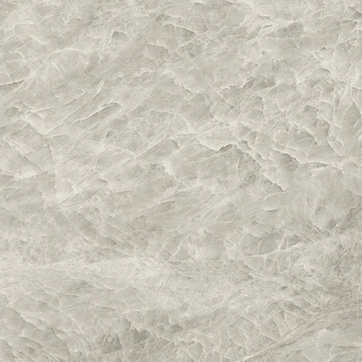 Beyond Tah Mahal - Cloud features a light gray stone texture with subtle white veins and delicate cracks, reminiscent of natural marble or quartz. Its surface appears rough and slightly translucent, providing a sense of depth and organic movement.