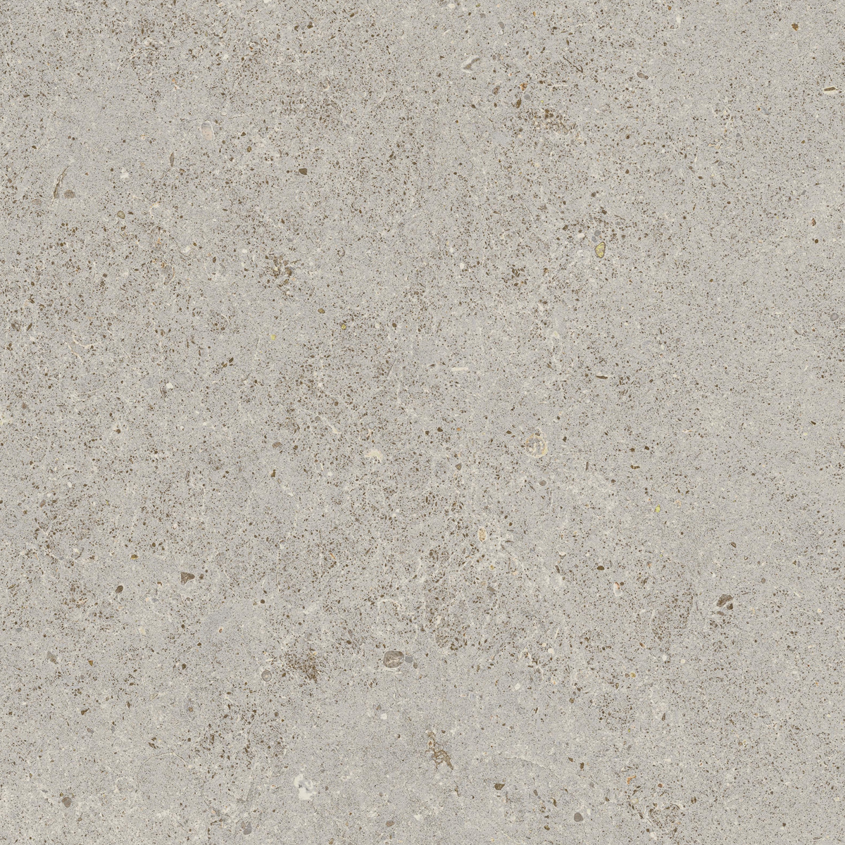 A close-up of the Boost Stone - Pearl surface highlights its gray, textured finish with delicate specks and flecks throughout, reminiscent of natural stone or concrete.