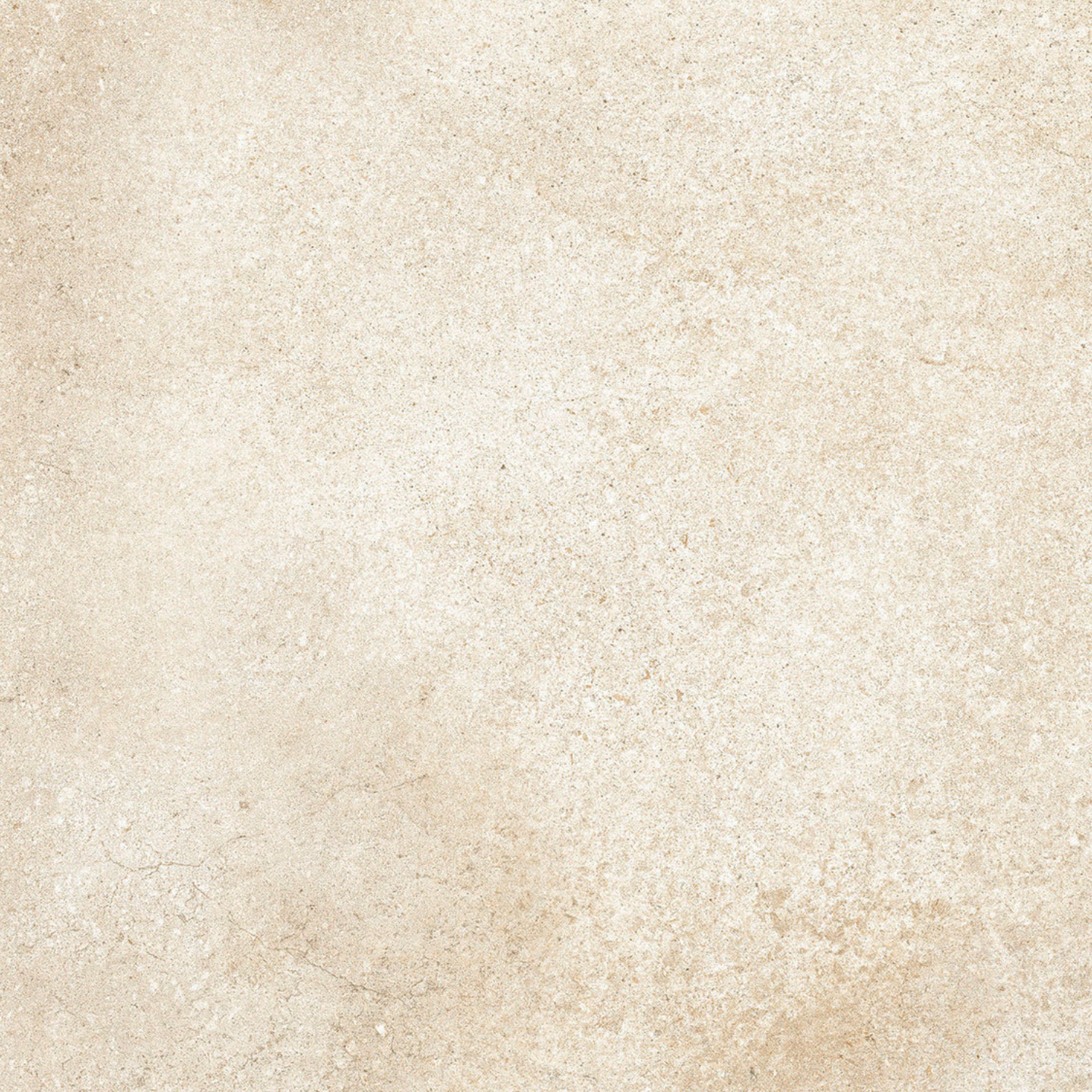 Brooklyn - Cemento Sand features a beige-toned textured surface inspired by natural stone or plaster, accented with subtle speckles, spots, and delicate cracks throughout.