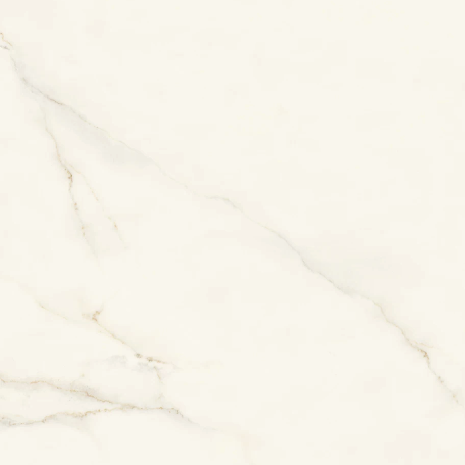 Calacatta Apuano features a cream-colored marble surface accented by subtle, thin gray veining that runs diagonally across. The smooth, polished texture offers a clean and elegant appearance, making it an ideal choice for countertops or flooring.