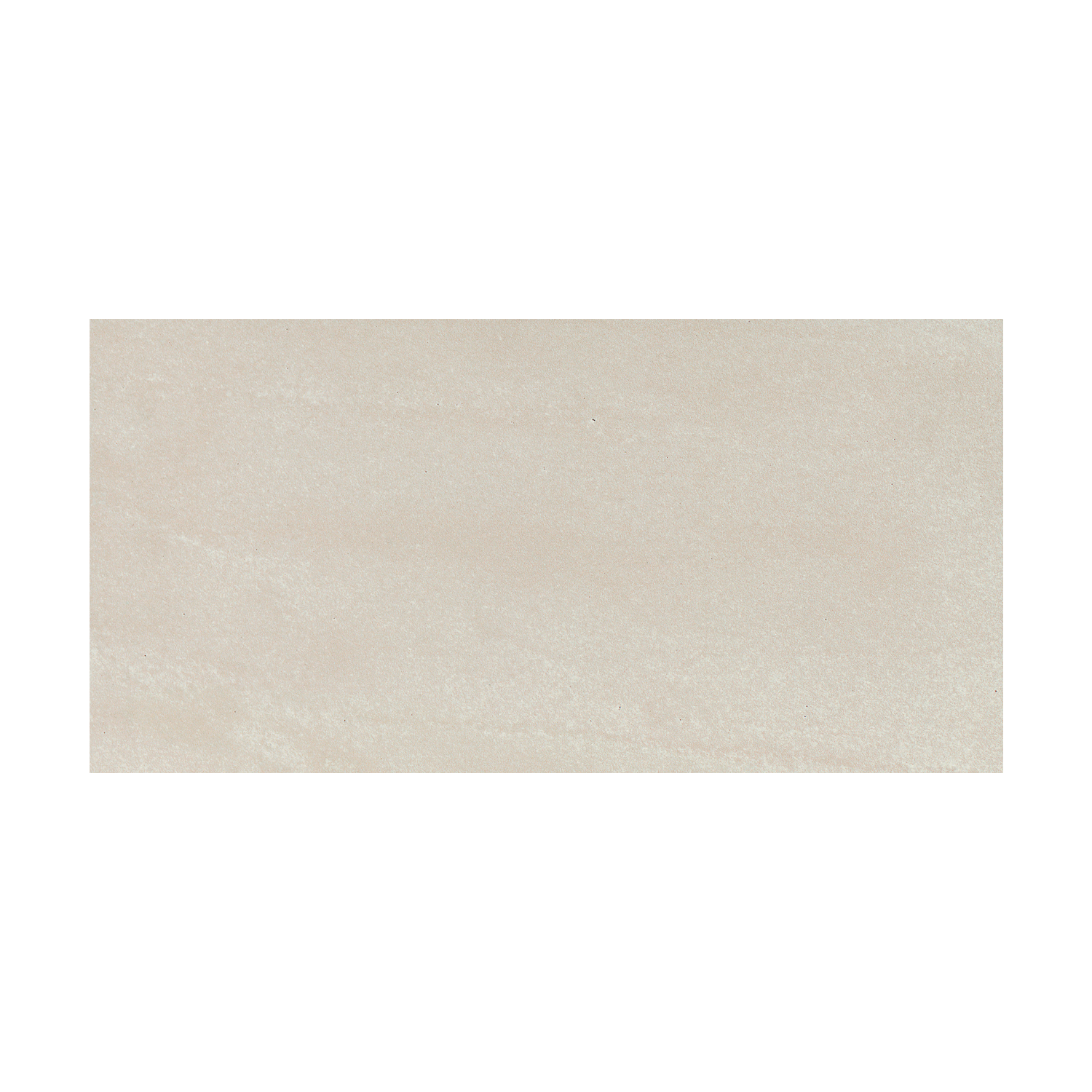 A rectangular Carrara Select - Carrara Gioia ceramic tile in beige with a smooth, matte finish is centered on a white background.