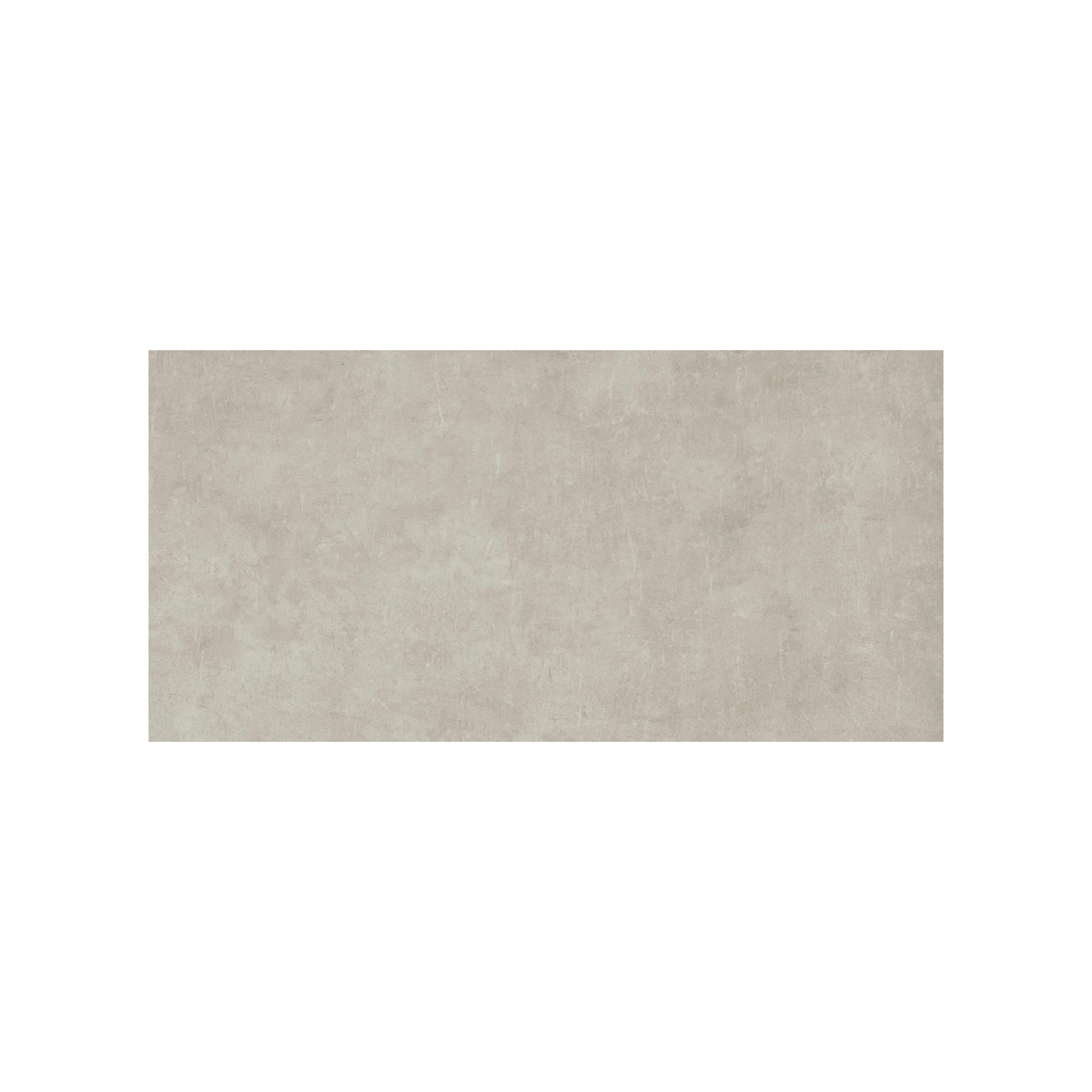 A rectangular, light gray ceramic tile from the Cove - Pebble collection, featuring a subtle textured surface pattern, is centered on a plain white background.