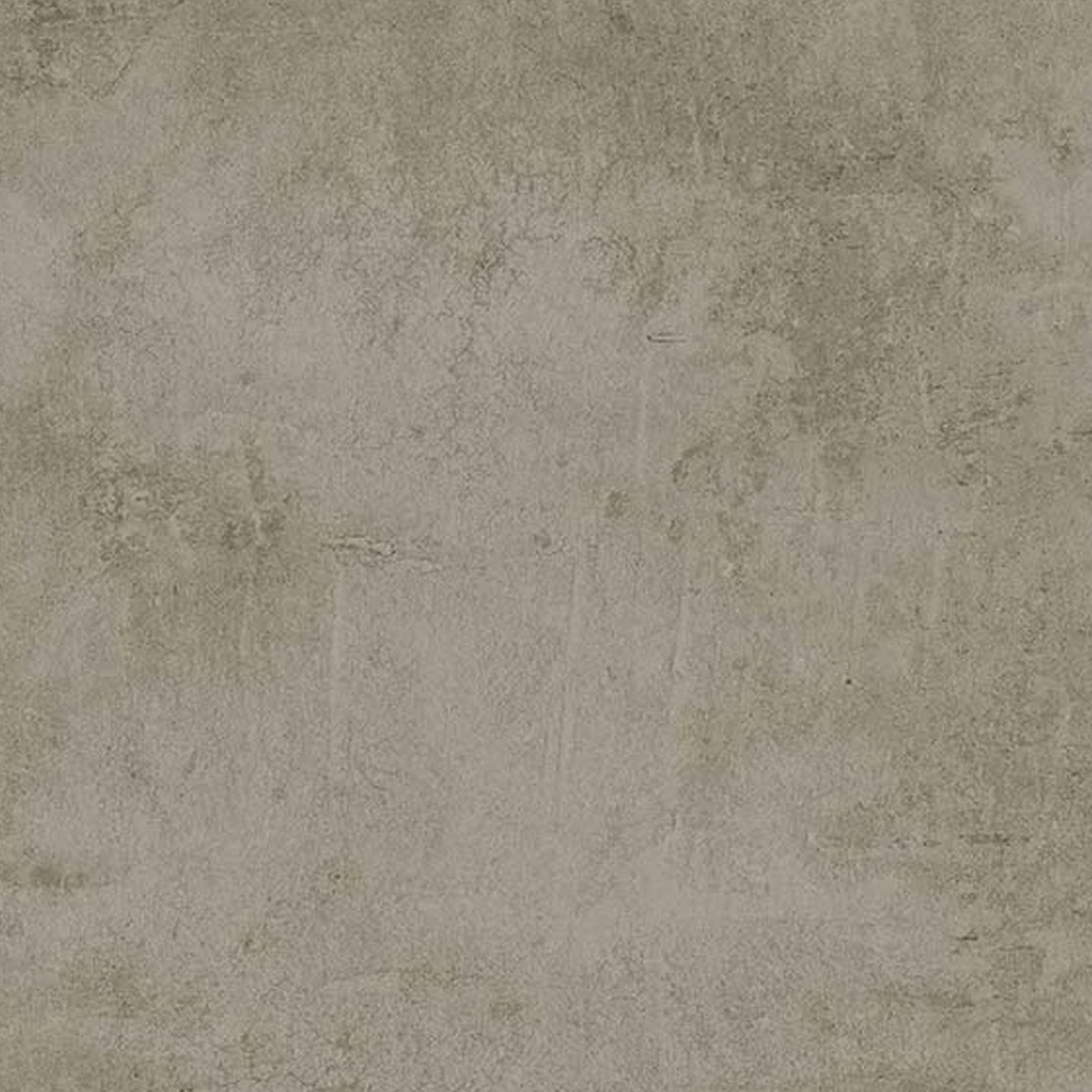 A textured surface with mottled shades of taupe, resembling aged concrete or weathered stone with subtle streaks and rough patches—Cove - Taupe.