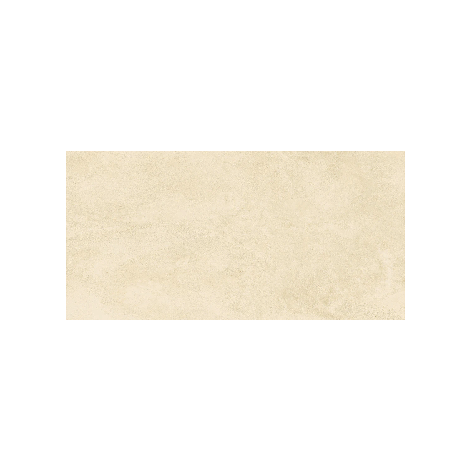 A rectangular beige tile, Cove Terra - Sand, featuring a subtly textured, marble-like surface, is centered on a white background.