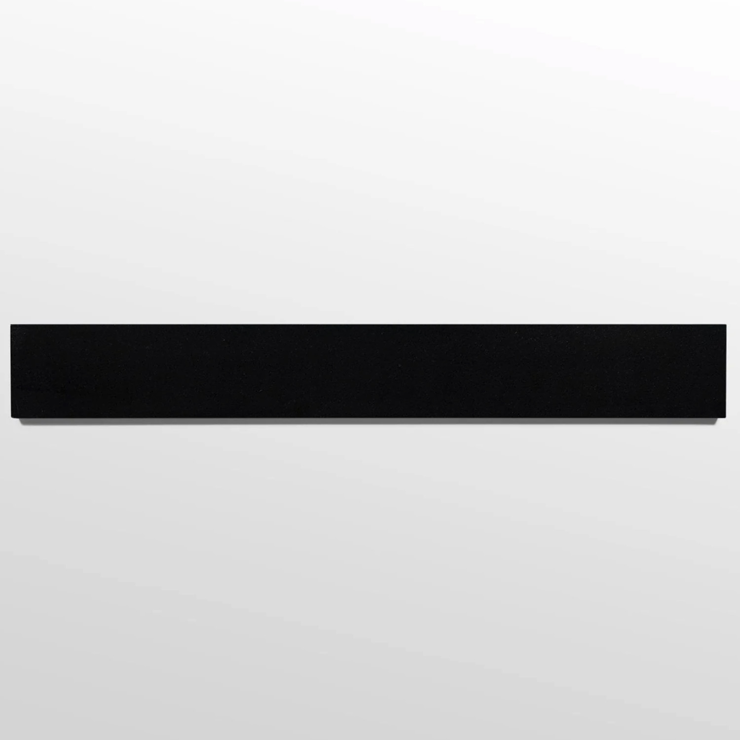 A long, narrow black rectangle from the Curbs - Black collection is centered on a plain white background.