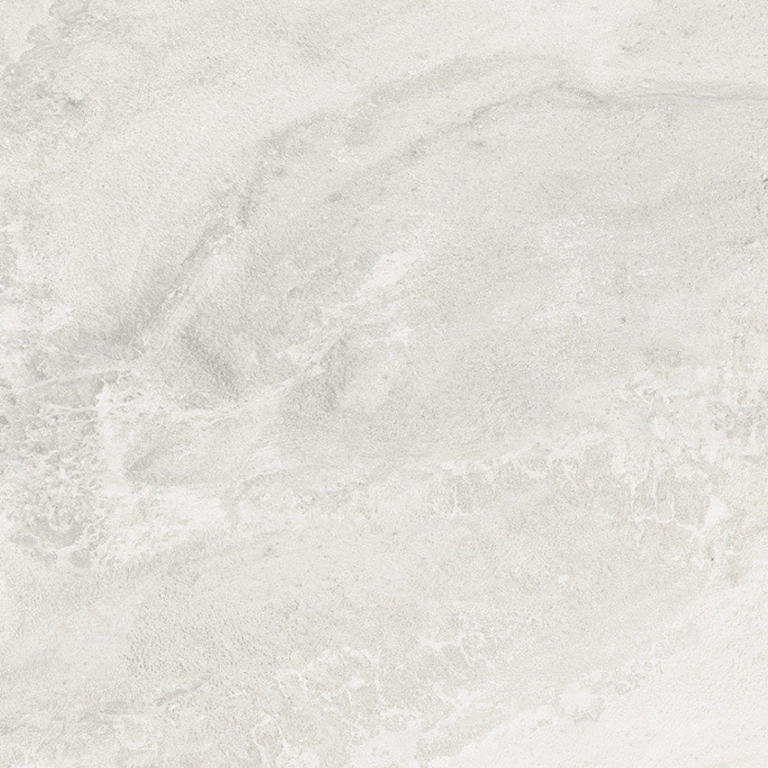Ecocrete – Melted Ice features a light gray textured surface reminiscent of stone or concrete, with subtle, uneven patterns and soft, cloudy swirls throughout.