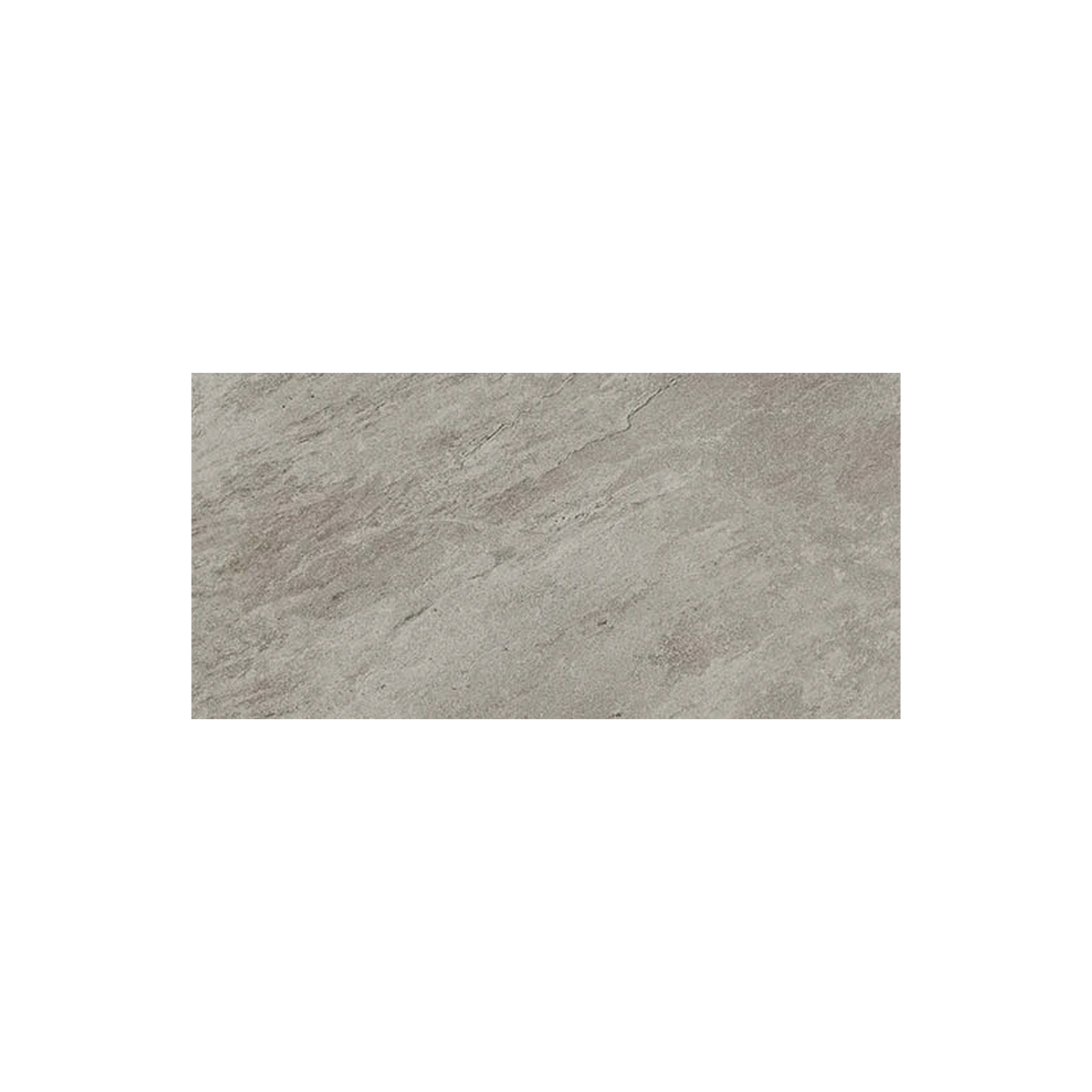 Element - Gray is a rectangular tile in gray, featuring a subtle, natural stone texture with slight color variations.