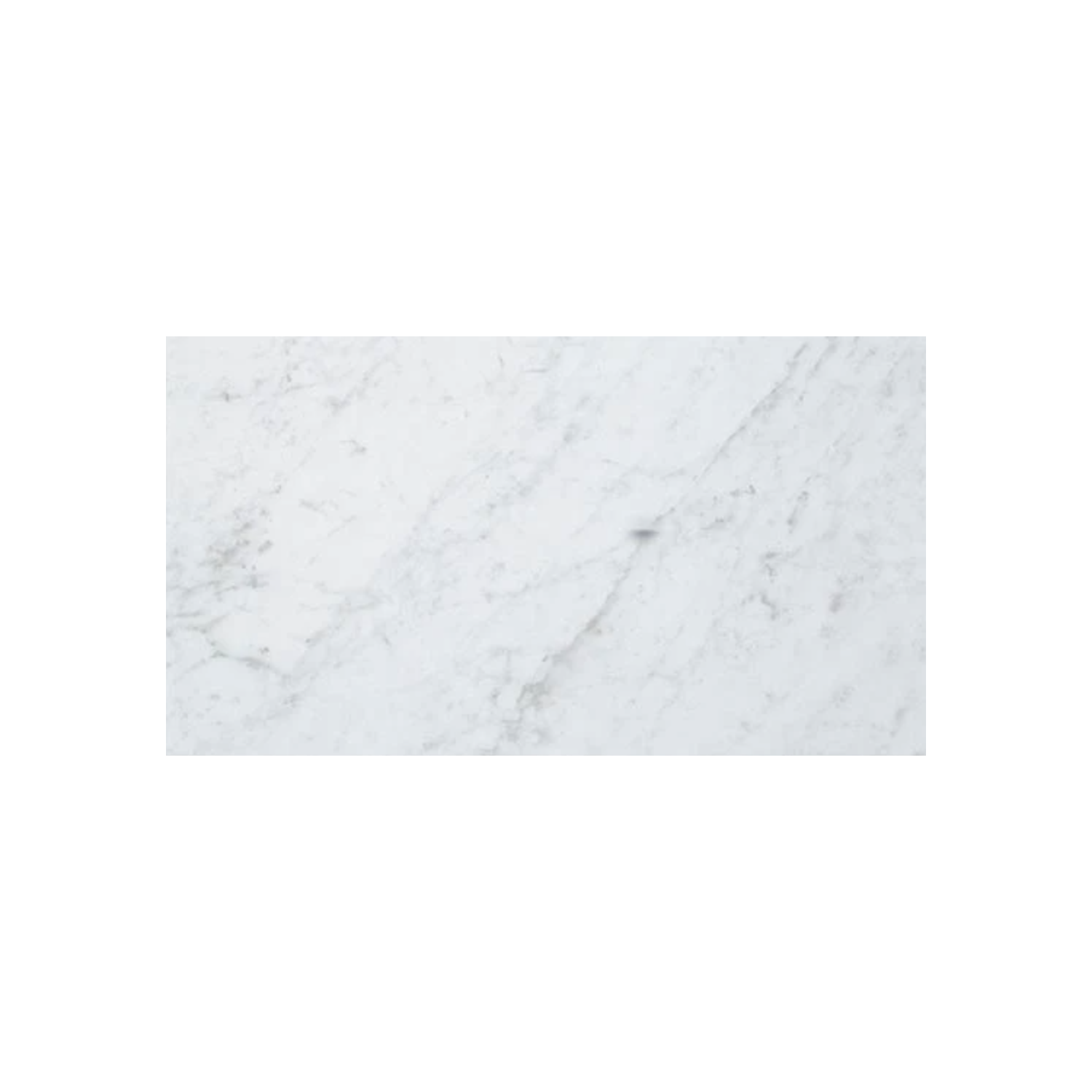 Eon - Carrara Wall, featuring a white marble surface with subtle gray veining, displayed against a plain white background.