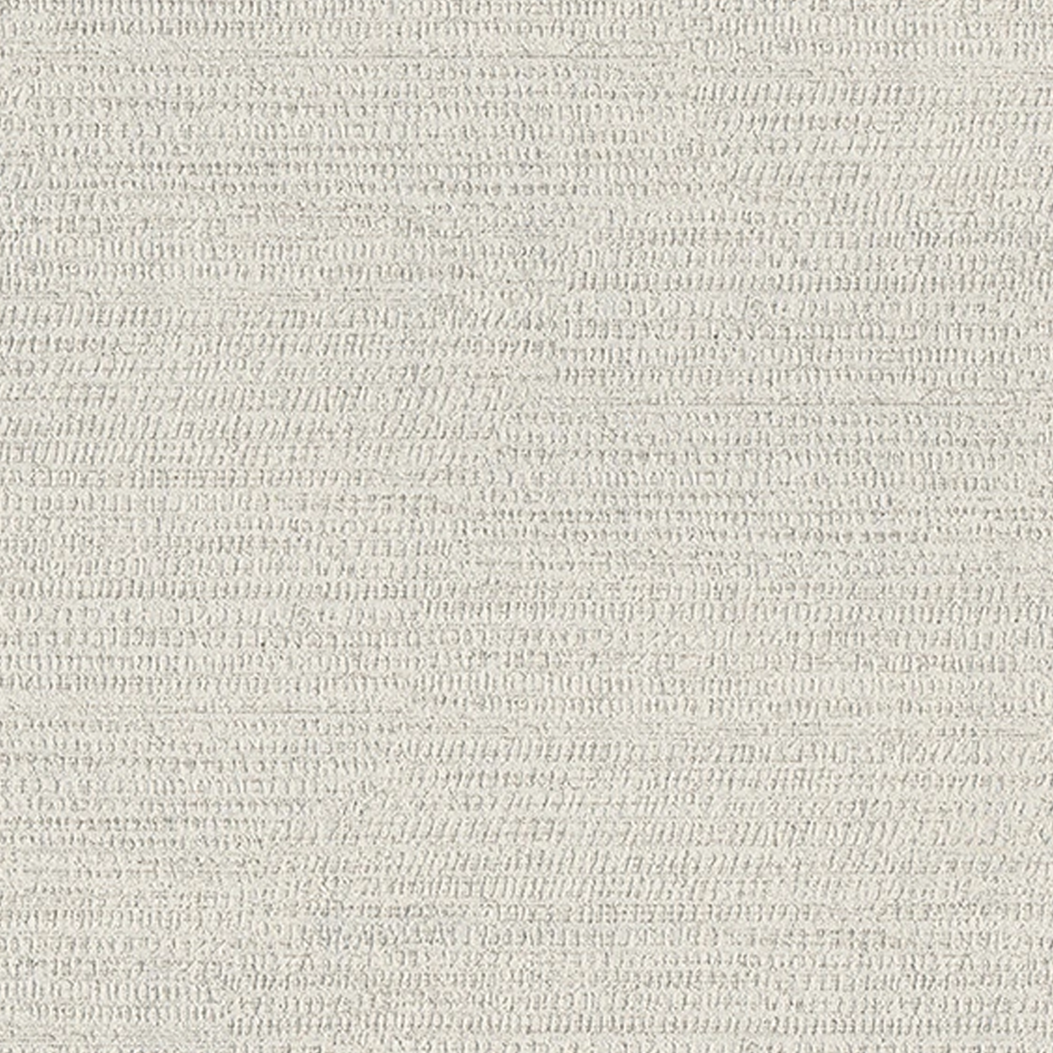 Fray X - Mist features a light gray textured fabric with a subtle horizontal linear pattern, creating a woven or stitched look. The surface is soft to the touch and evenly colored throughout.