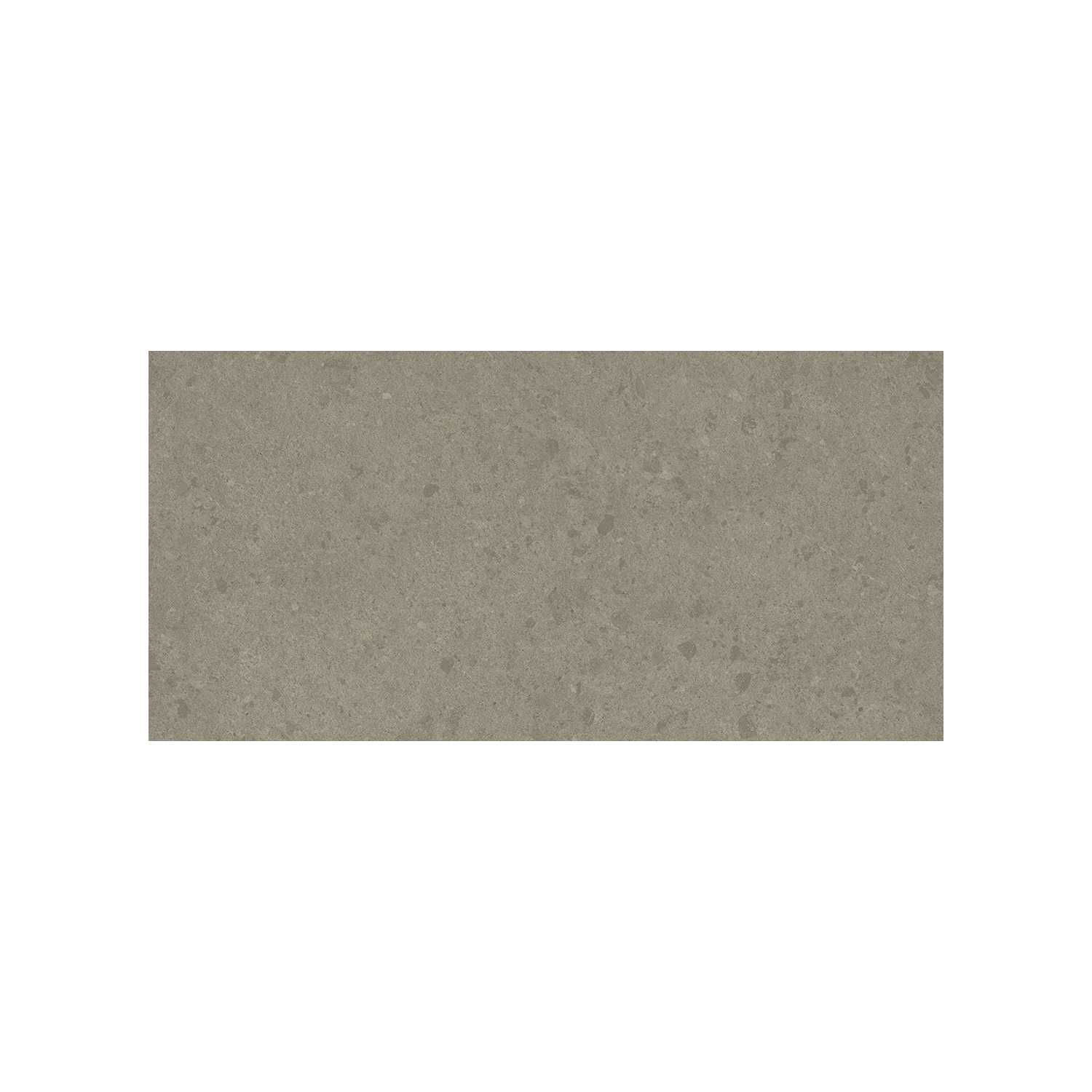 A rectangular Legacy Limestone - Harbor tile in gray with a subtle speckled texture is centered on a plain white background.