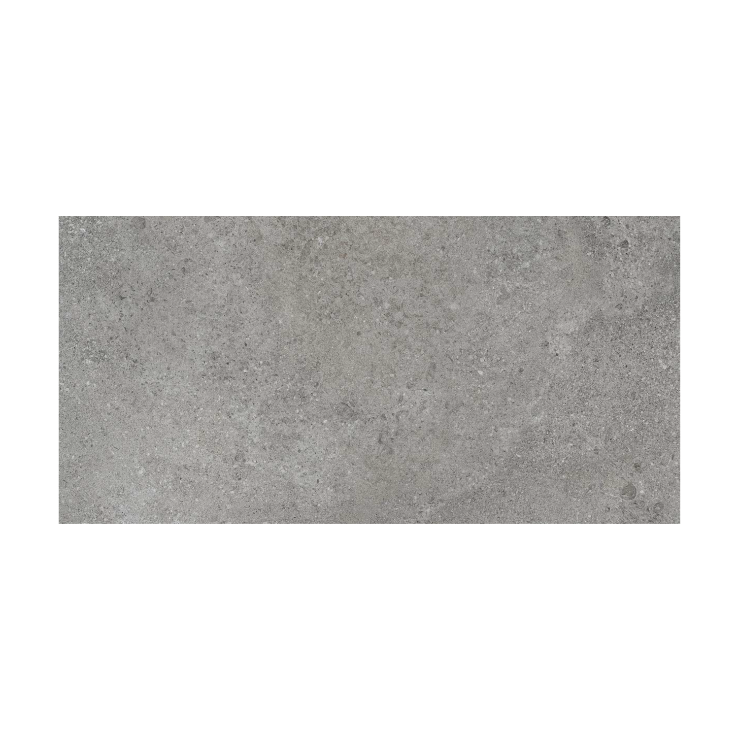A rectangular Ikonite - Grey concrete tile with a smooth, slightly speckled surface is shown on a white background.