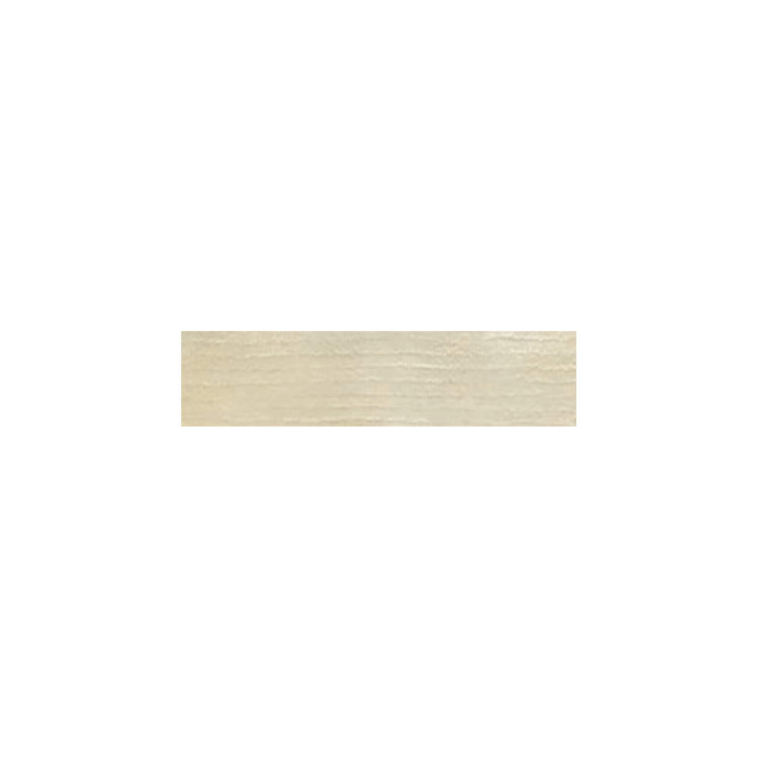 A rectangular beige wooden plank with a light grain texture, the Inciso - Desert, centered on a white background.