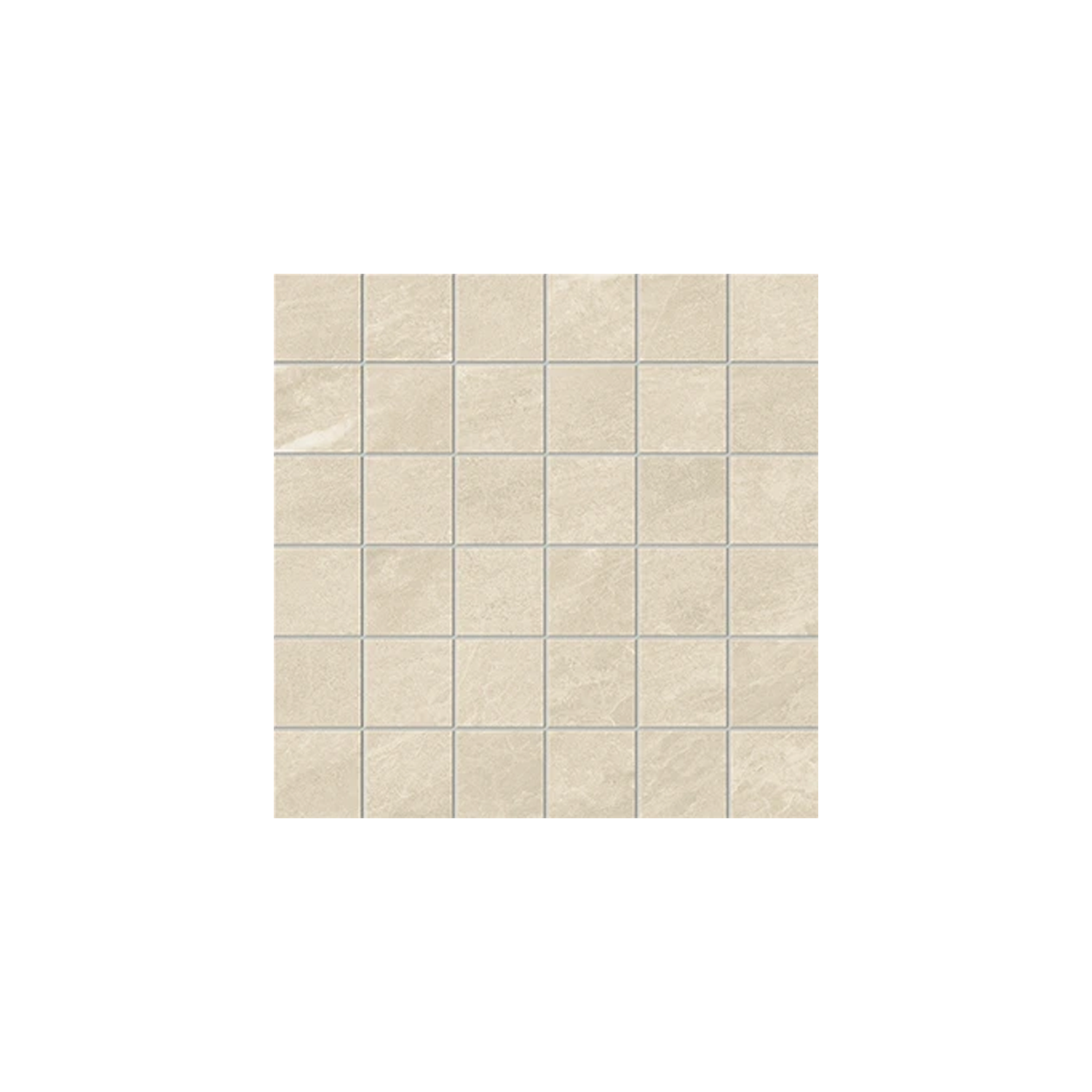 A 6 by 6 square grid of Legacy Marblestone - Sand tiles, each tile featuring a subtle texture and slightly varied sandy beige tones, displayed on a white background.