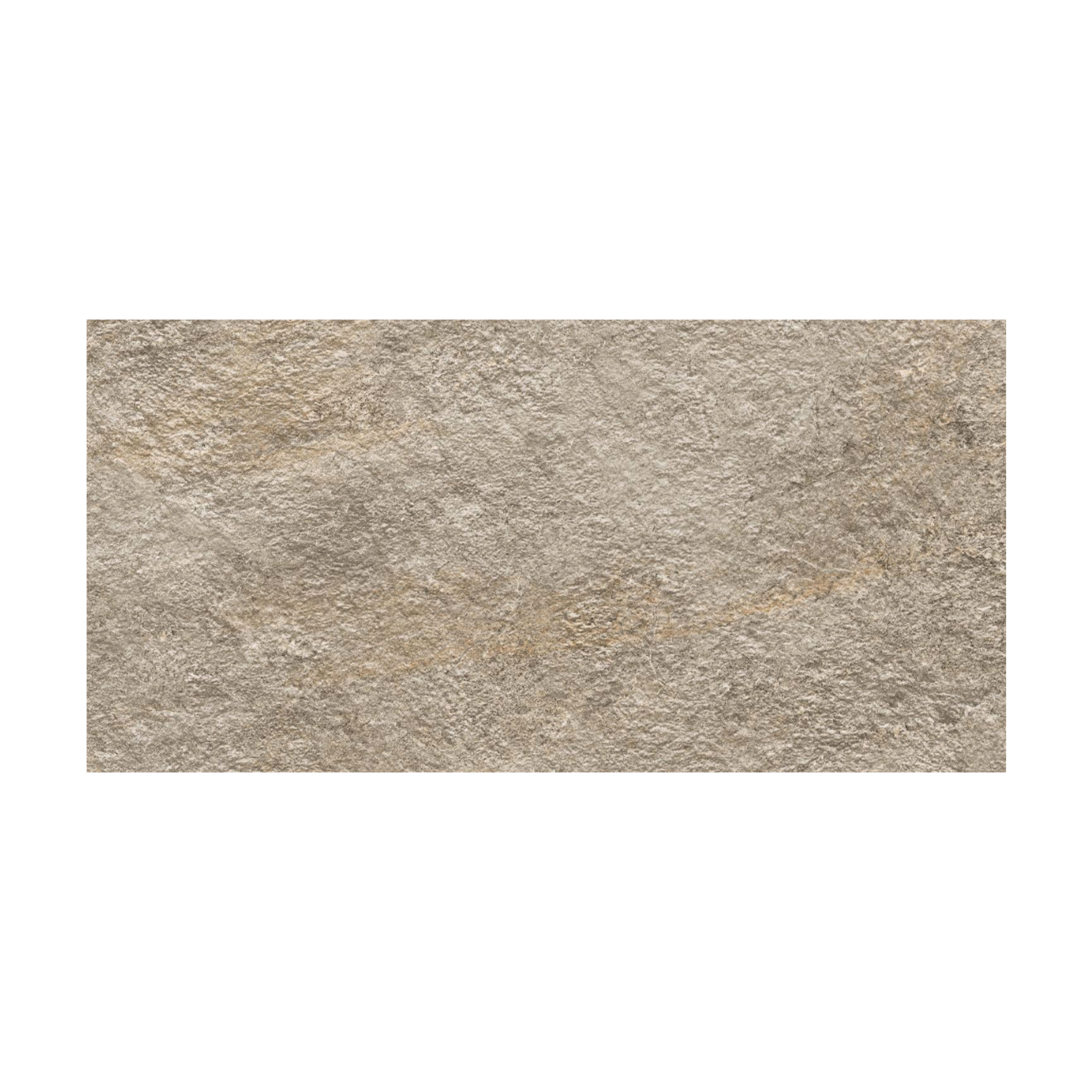 Norde - Platino is a rectangular tile featuring a rough, natural stone texture in shades of beige, light brown, and grey.