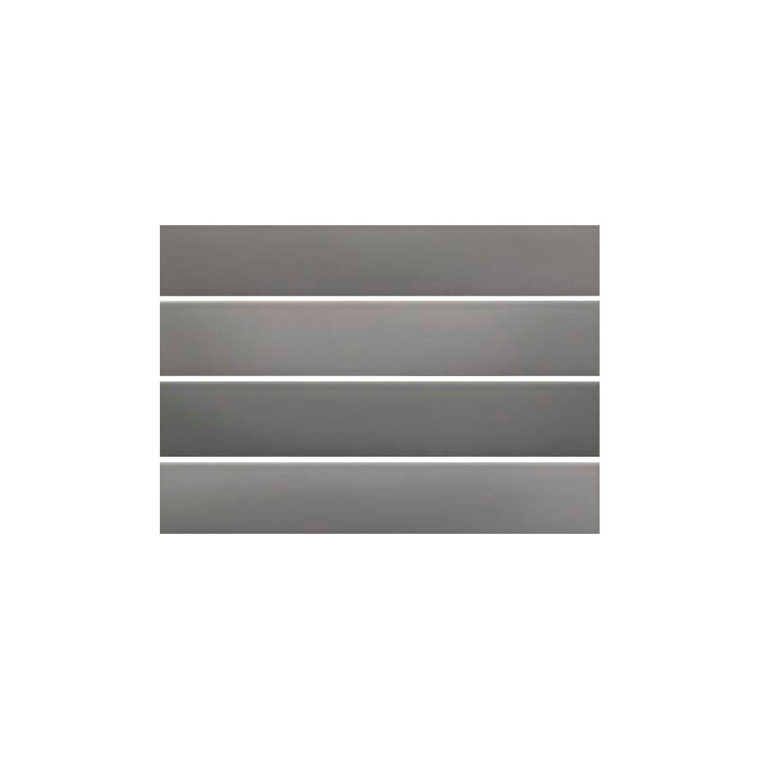 Four horizontal, solid bars in the Pigmento - Fango shade, evenly spaced on a white background.
