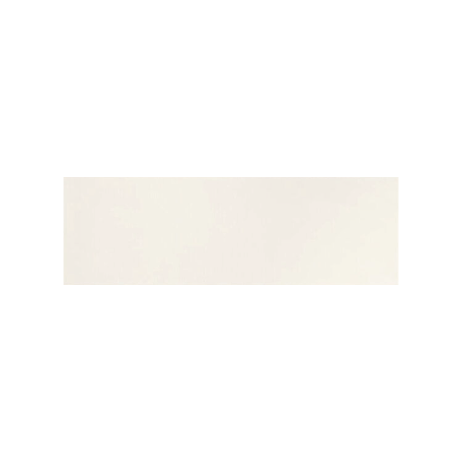 A plain, rectangular Pim Pam Pum - Pum White tile in a solid off-white or cream color, set against a white background.