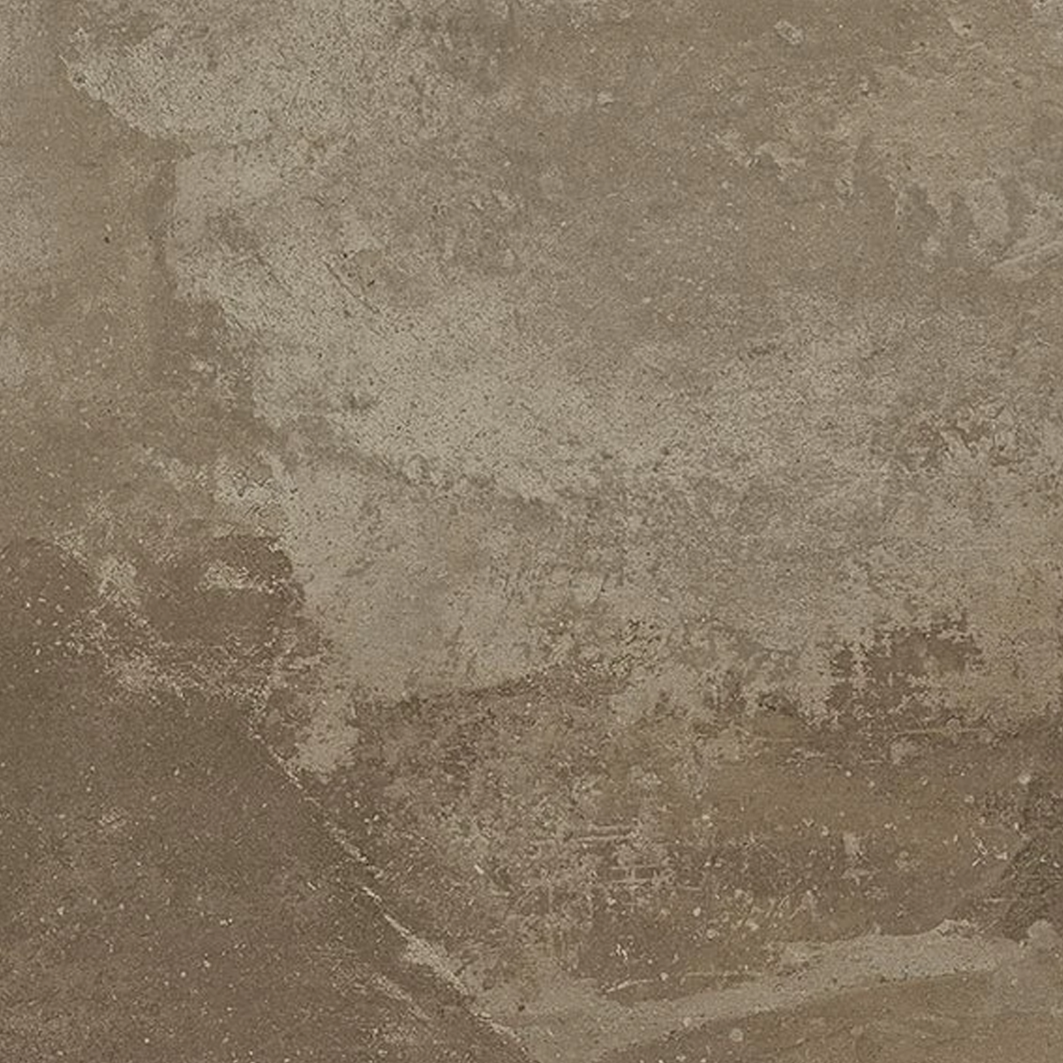 A close-up of Rift - Portland, showcasing its textured, weathered brown and beige surface with rough, uneven patterns and contrasting lighter and darker patches.