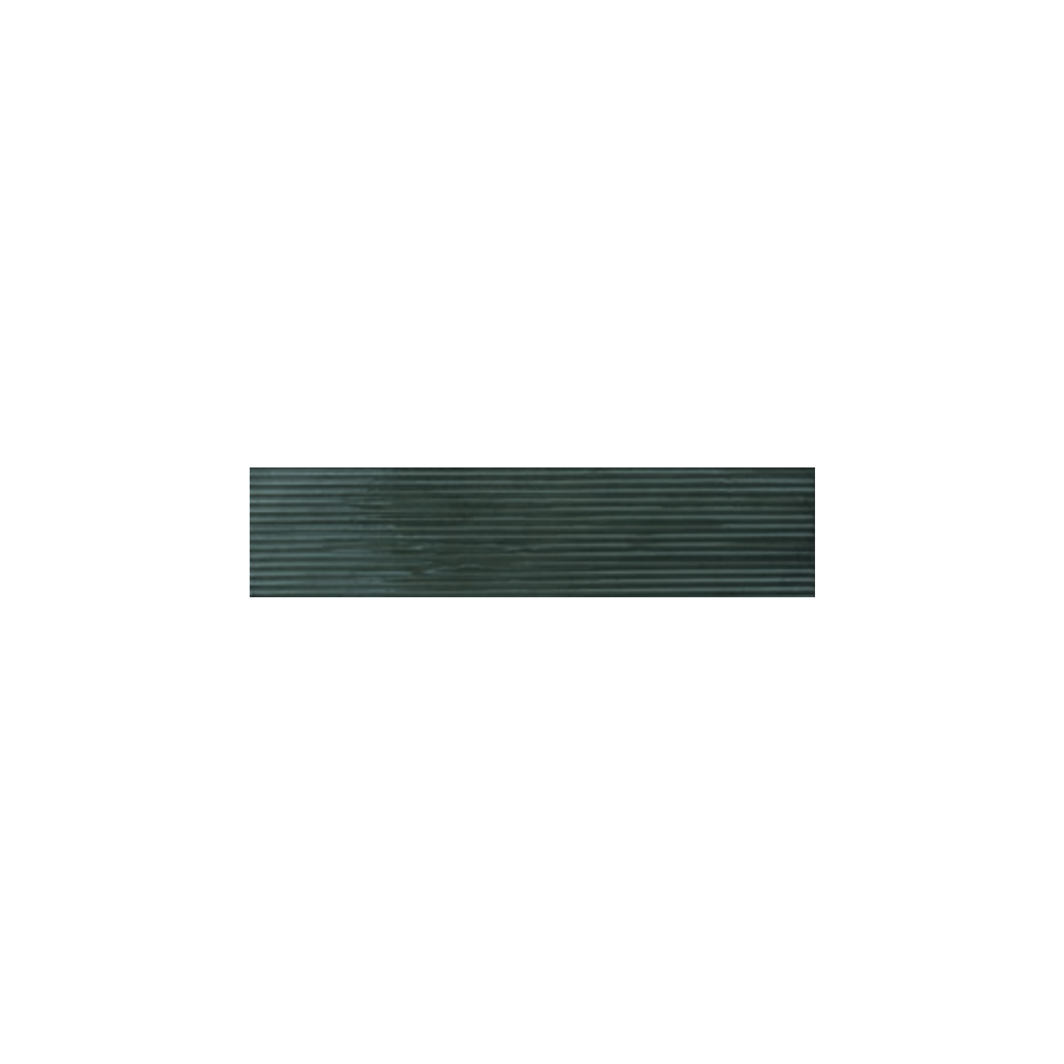 A rectangular dark green "Swing - Musk" panel with thin, evenly spaced horizontal ridges across its surface, centered on a white background.