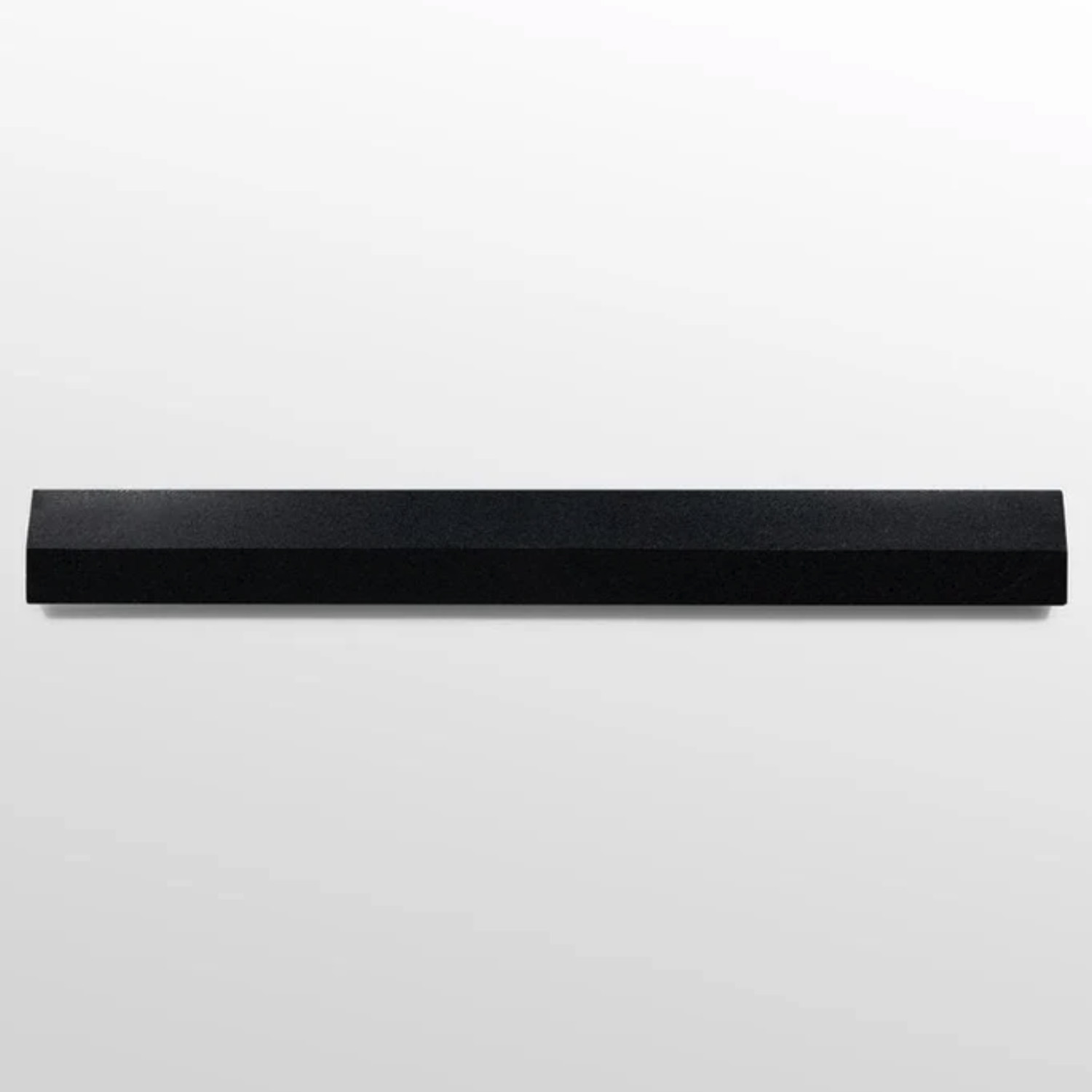A long, rectangular Thresholds - Black bar is centered on a plain, light gray background.