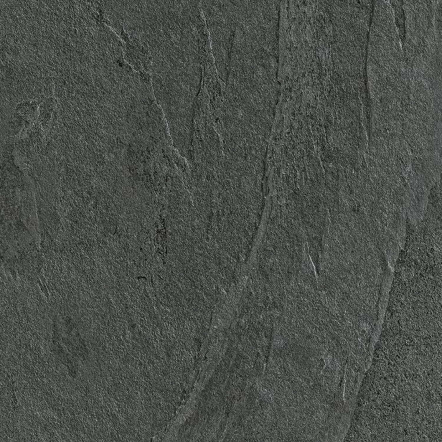 Close-up of Waterfall - Gray Flow, featuring a dark gray stone surface with subtle natural texture, fine lines, and slight color variations.