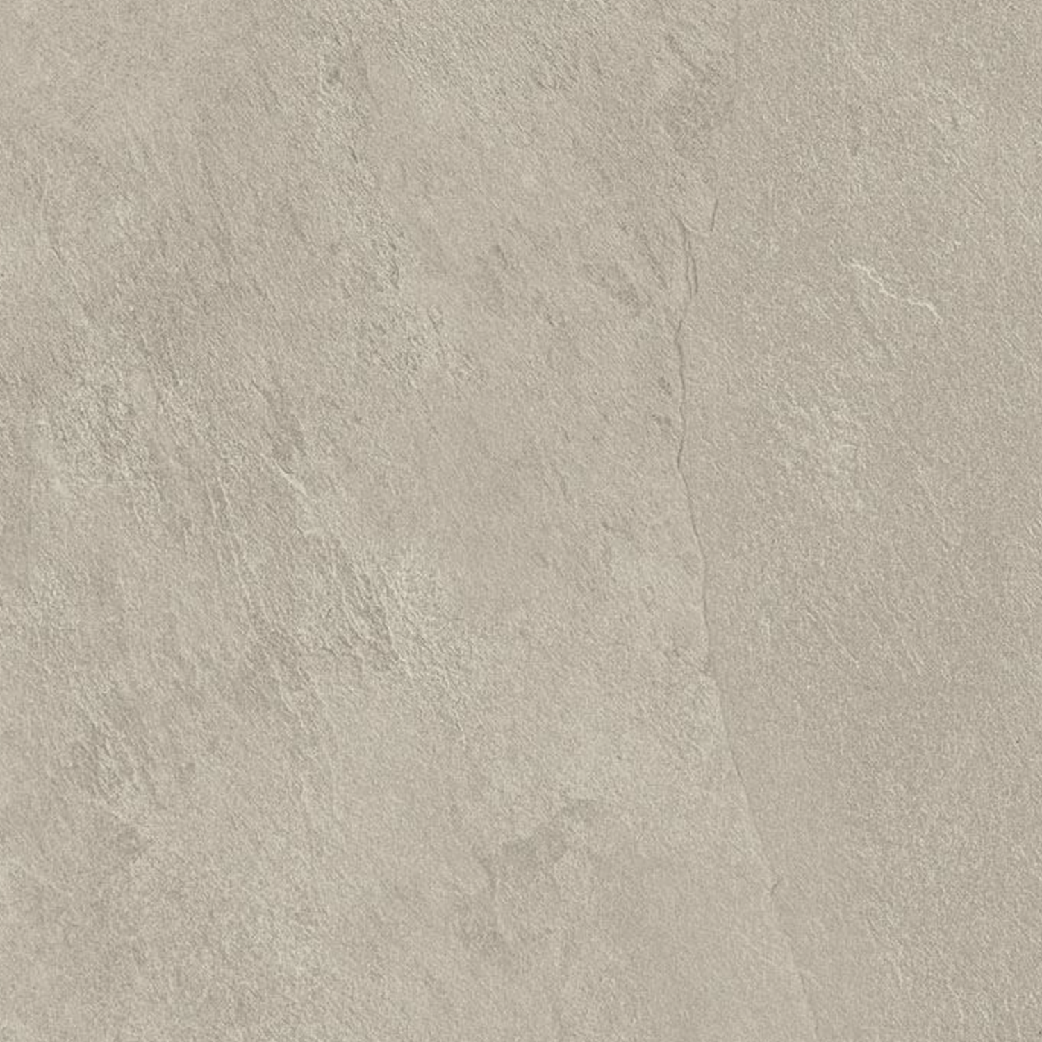 Waterfall - Ivory Flow features a light gray textured stone surface with subtle variations and natural-looking lines, reminiscent of concrete or slate tile. Its smooth appearance is complemented by fine, irregular patterns for an elegant finish.