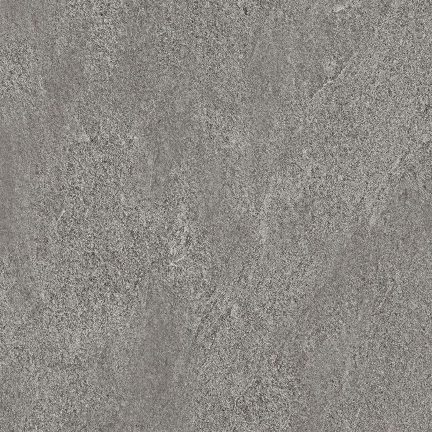 Close-up of the Waterfall - Silver Flow surface, featuring a smooth gray finish with subtle natural texture and fine, irregular patterns.