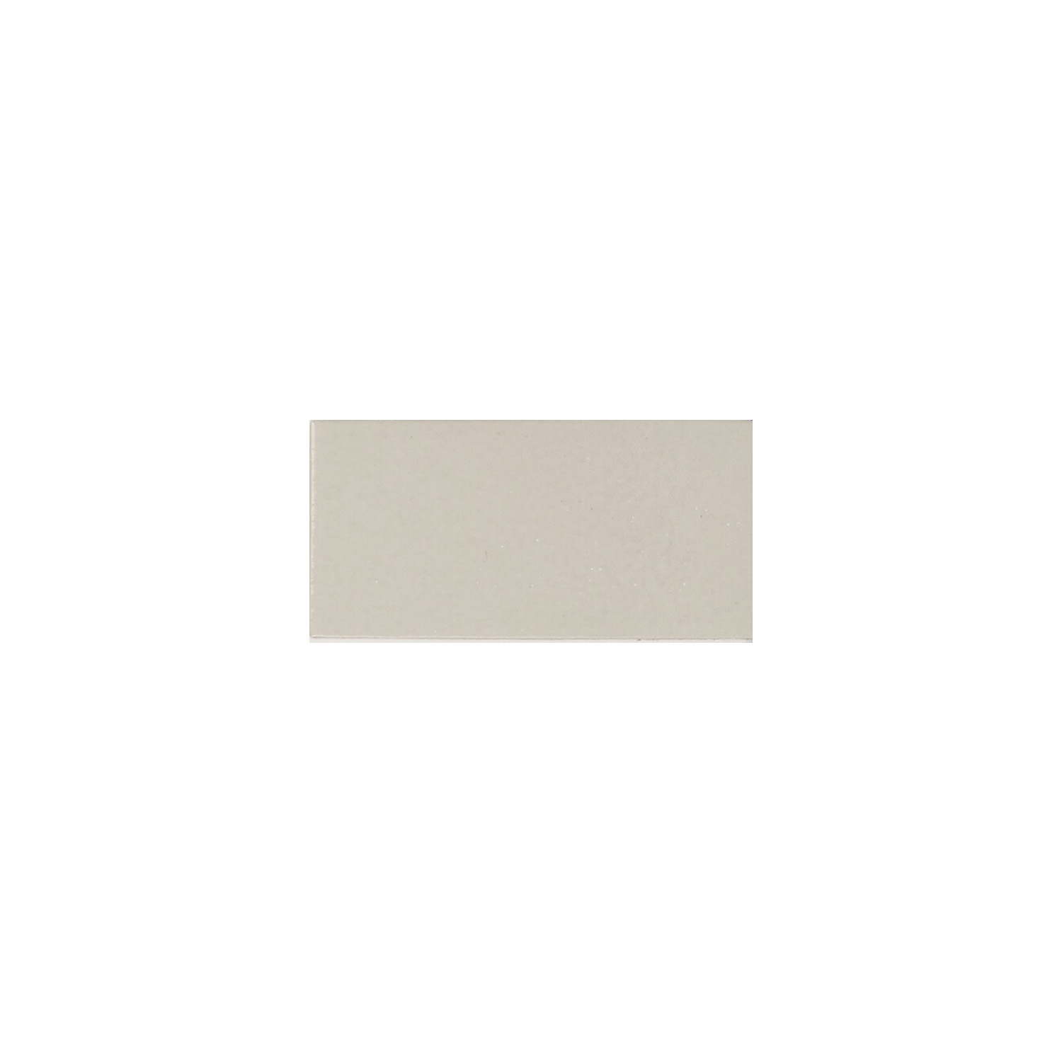 An Arka - Arka Bone tile, plain and rectangular with a light beige tone, is centered on a white background.