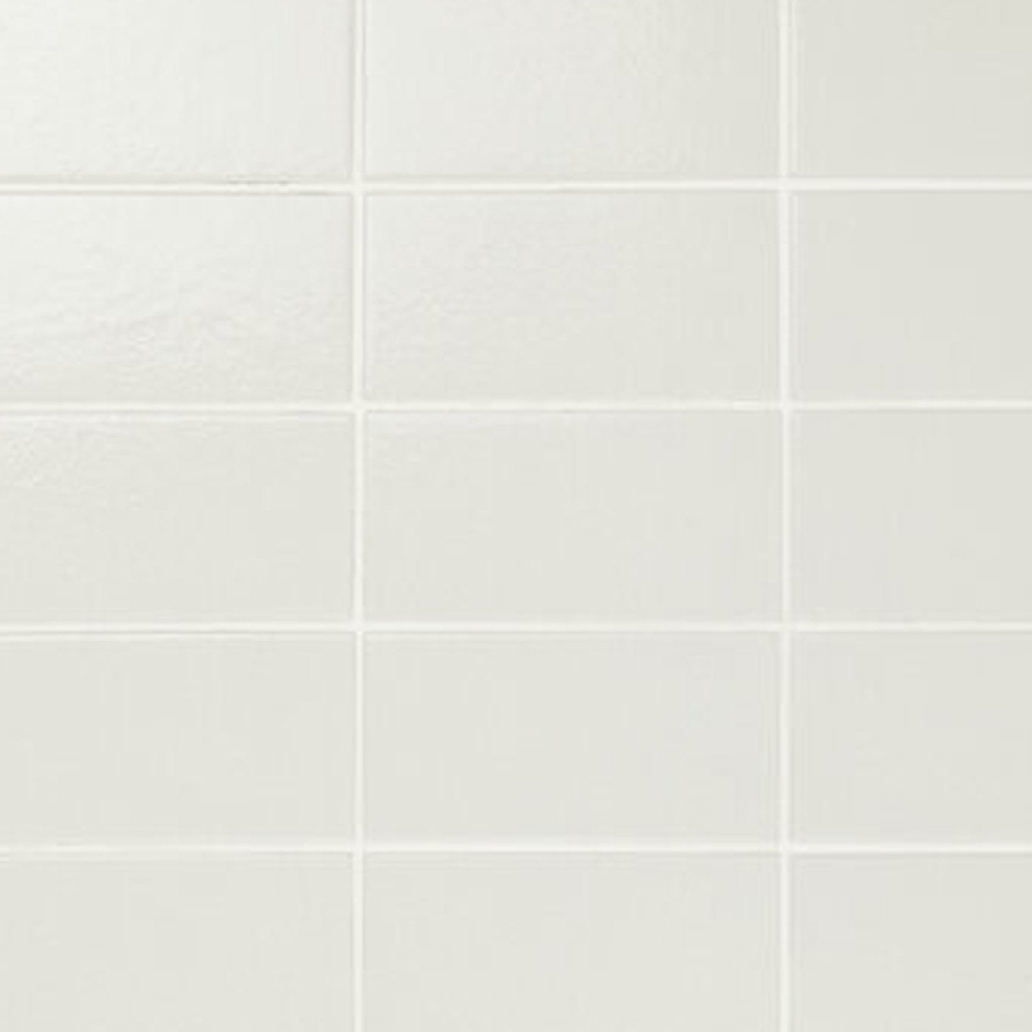Arka - Arka White rectangular ceramic tiles are arranged in a grid pattern with light-colored grout lines, creating a clean and simple wall or surface design.