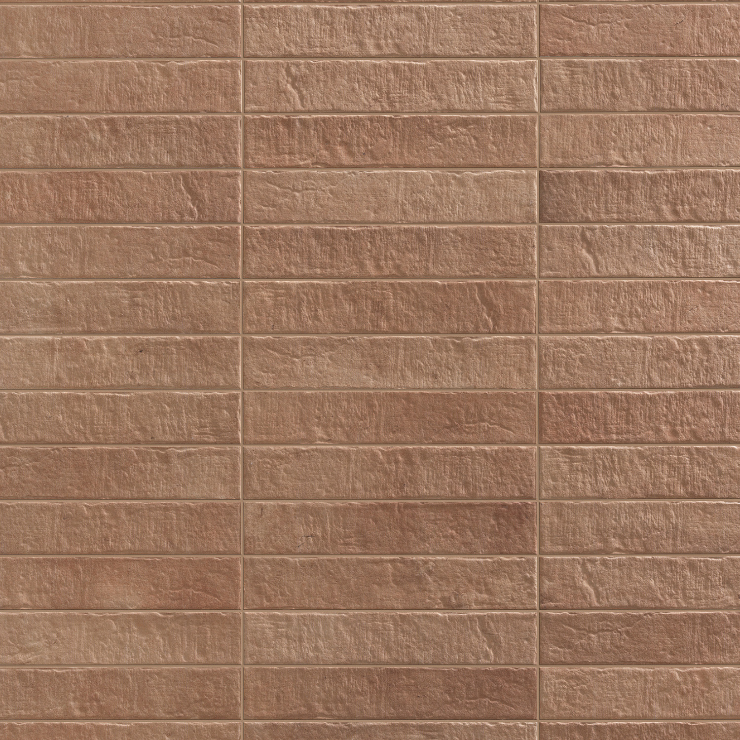 Tyrrhenia - Clay tiles arranged in a grid pattern, each rectangular tile featuring a rough, textured surface with subtle color variations throughout.