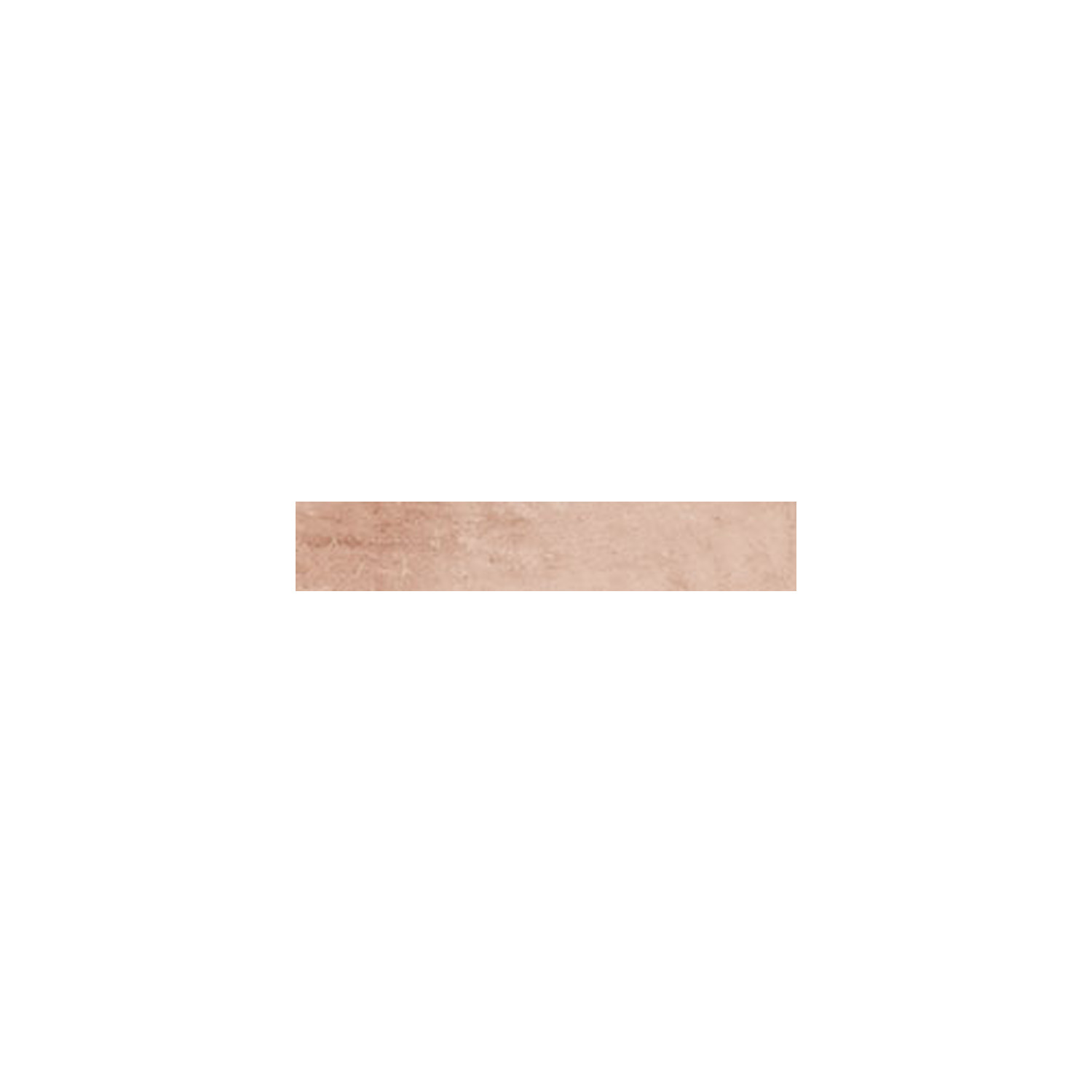 A horizontal, rectangular strip of Tyrrhenia - Mauve with a light brown, slightly textured appearance centered on a white background.