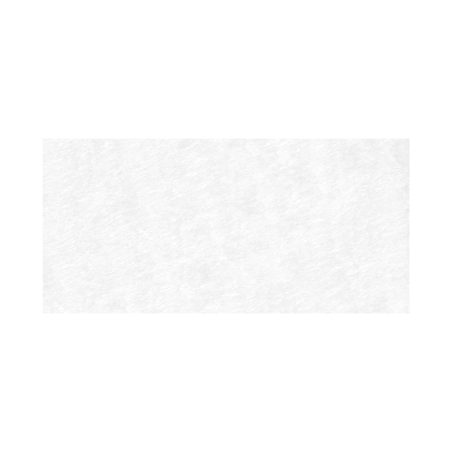 A blank white textured rectangle, reminiscent of Afyon Bianco, centered on a white background.