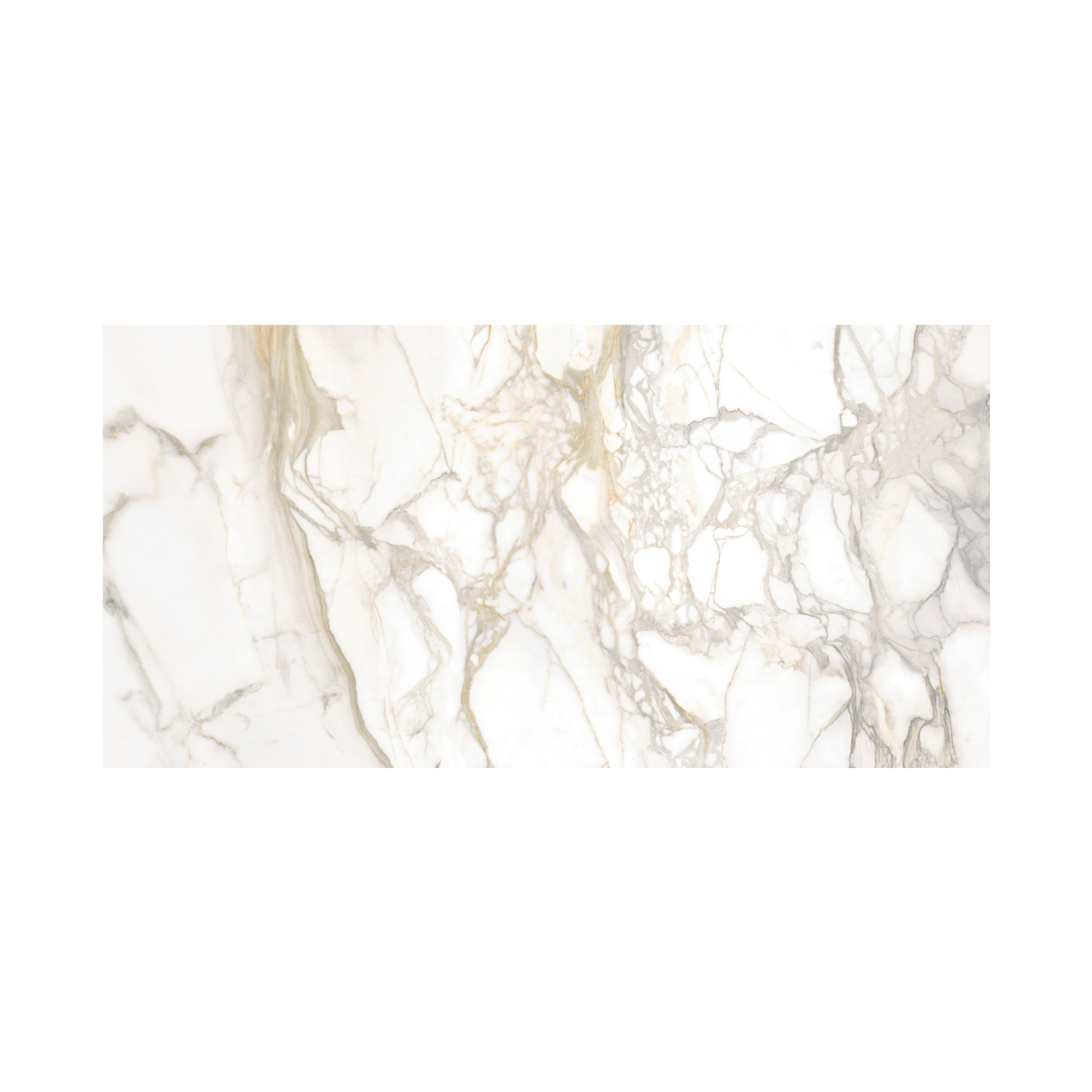 Bernini Oro is a white marble slab featuring elegant grey and beige veining throughout, which creates a natural, textured appearance against its plain, minimalist background.